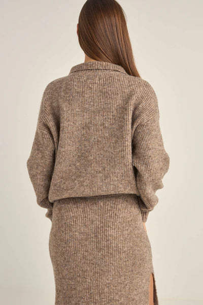 QUINN ZIP KNIT