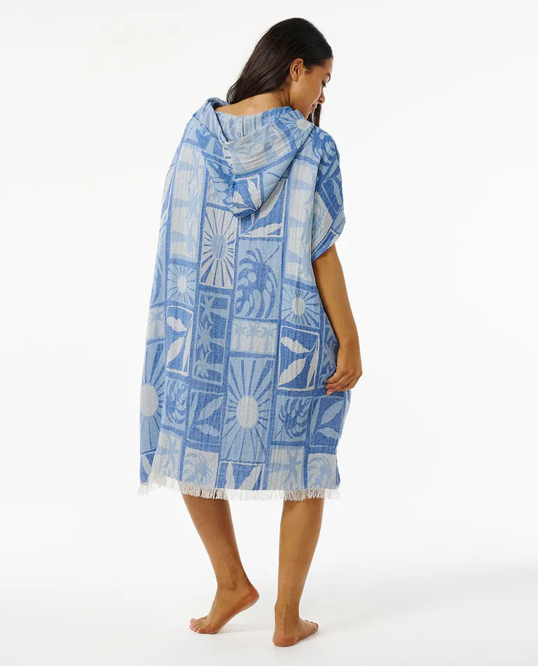 SANTORINI SUN HOODED TOWEL