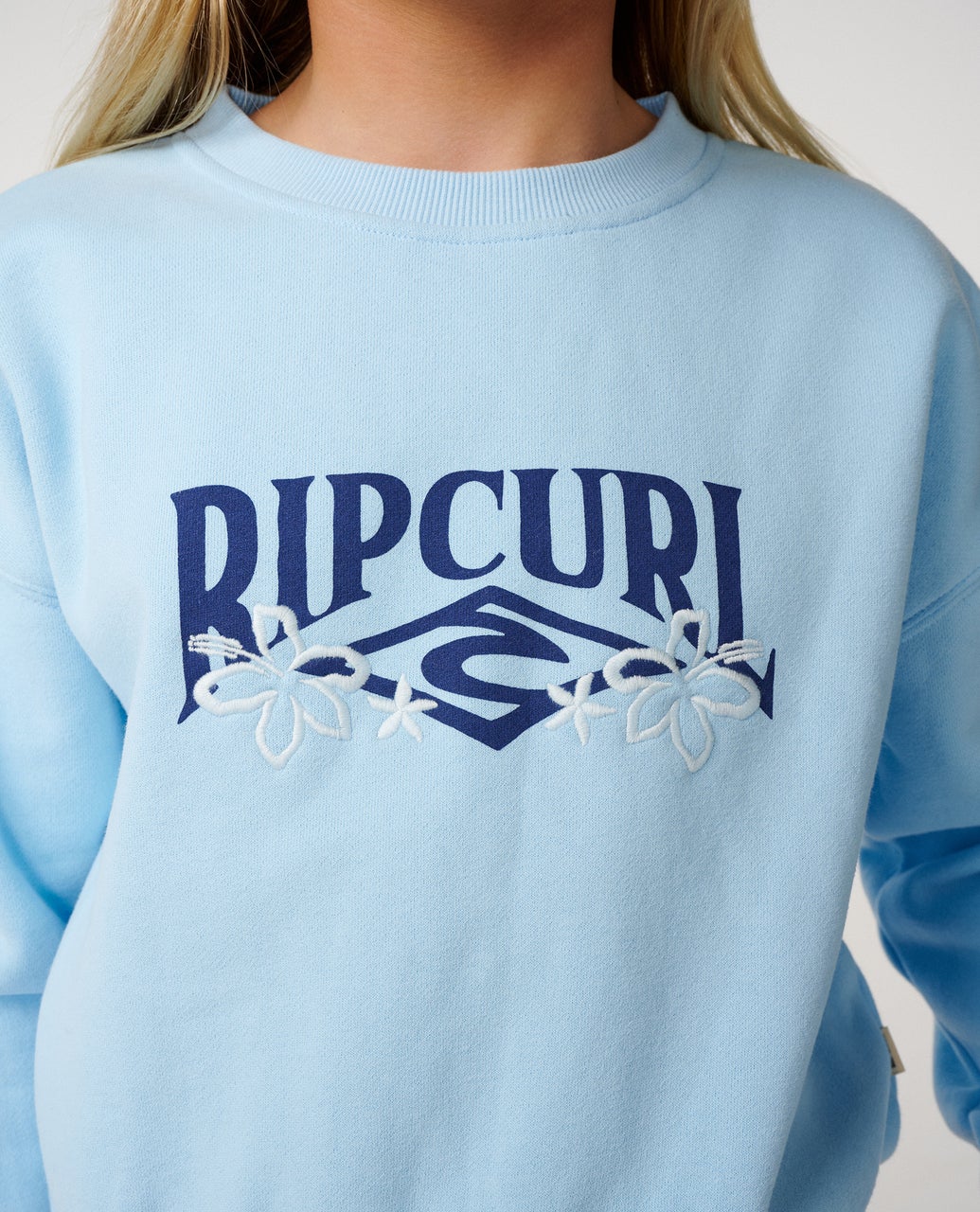 TROPICAL CROPPED CREW GIRL