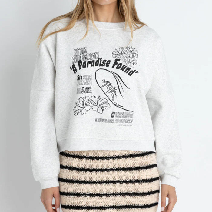 PARADISE FOUND CREW NECK FLEECE