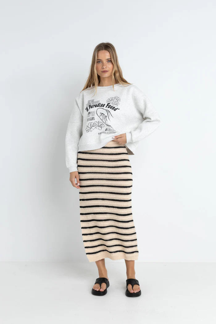 PARADISE FOUND CREW NECK FLEECE