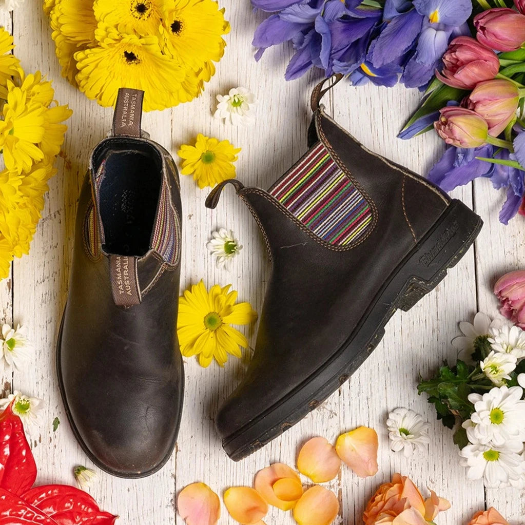 Elastic Sided Boot Stripe 1409