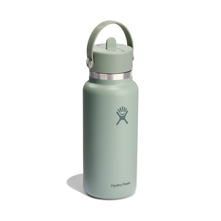 HYDRO FLASK 32 OZ WIDE FLEX STRAW CAP - AGAVE