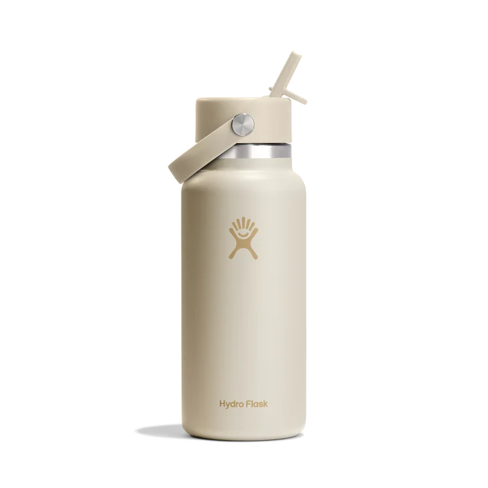 HYDRO FLASK 32 OZ WIDE FLEX STRAW CAP - COCONUT