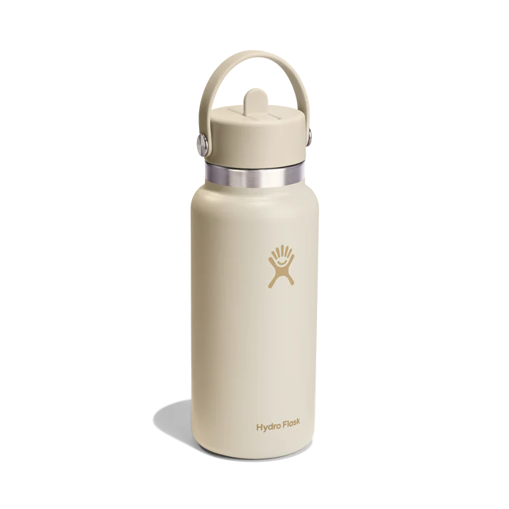 HYDRO FLASK 32 OZ WIDE FLEX STRAW CAP - COCONUT