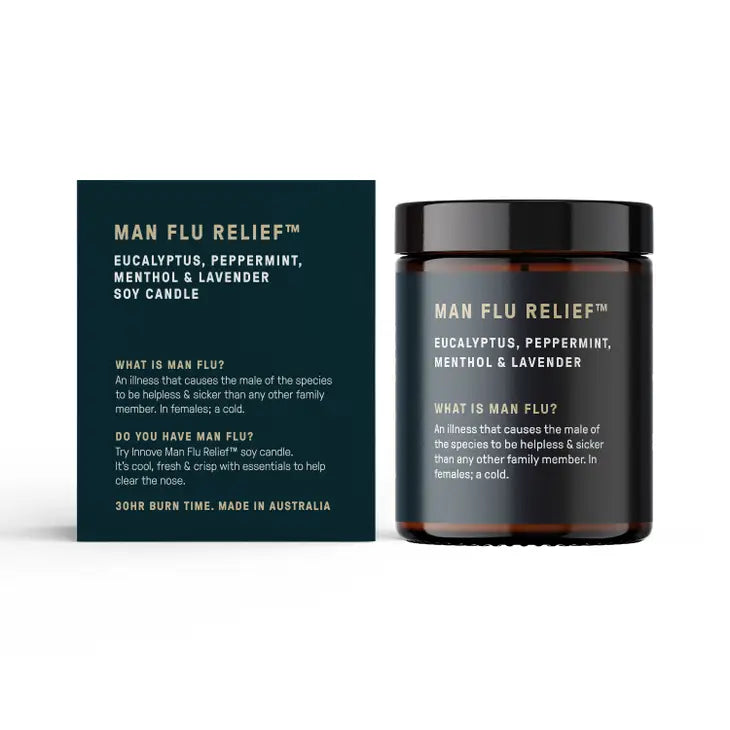MAN FLU RELIEF SOY CANDLE