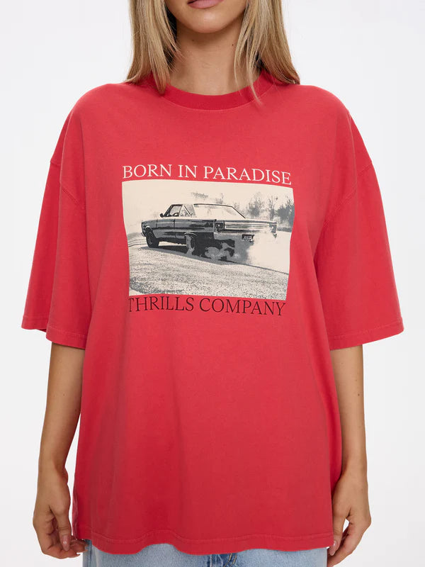 METAL AND DUST OVERSIZED TEE