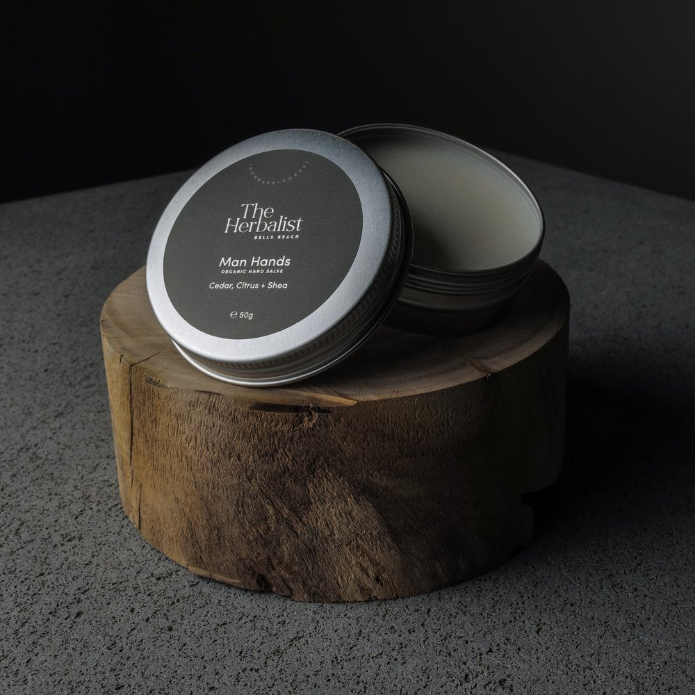 Man Hands Citrus Cedar Shea Butter 50g