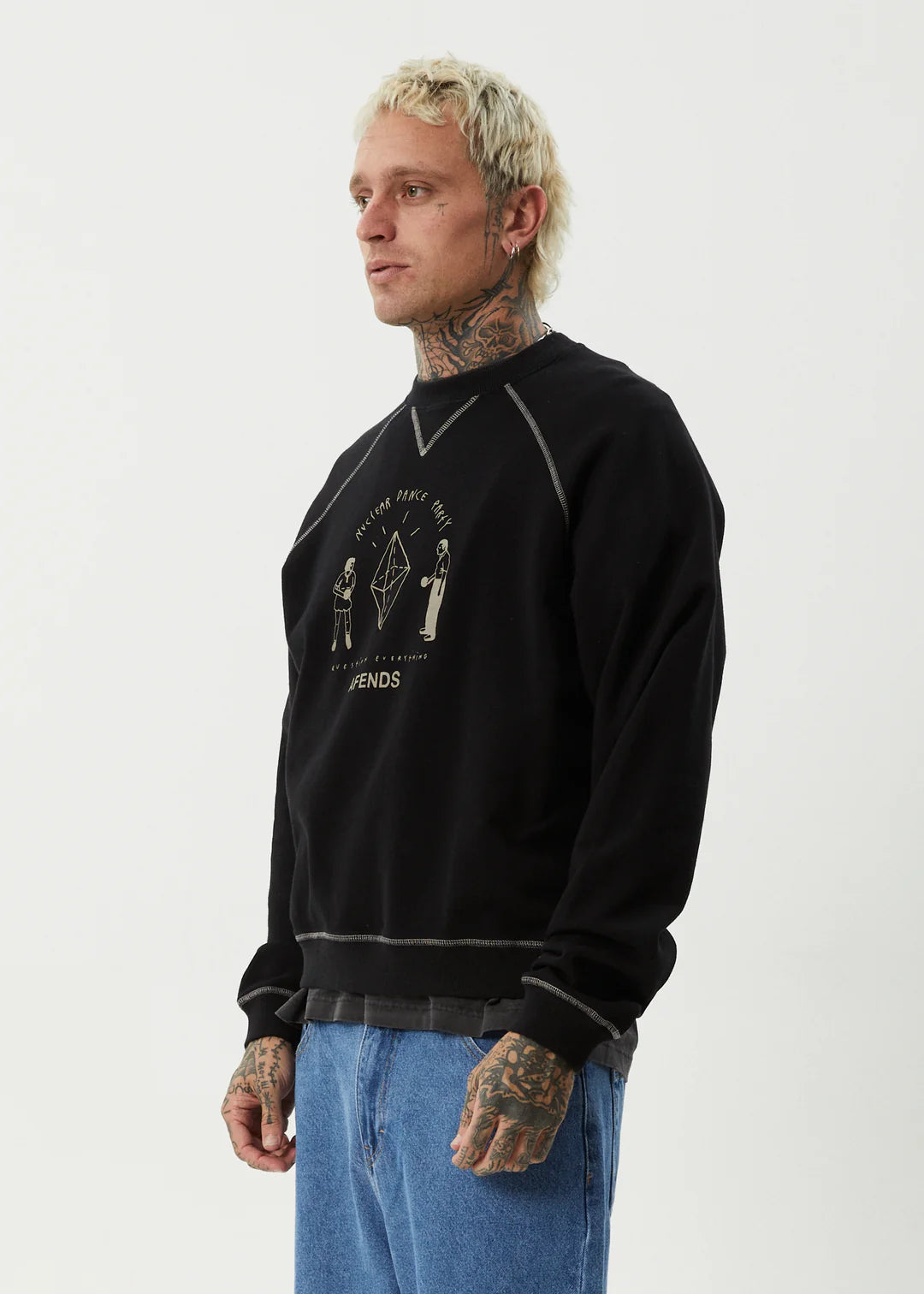 DANCE PARTY RECYCLED CREW NECK
