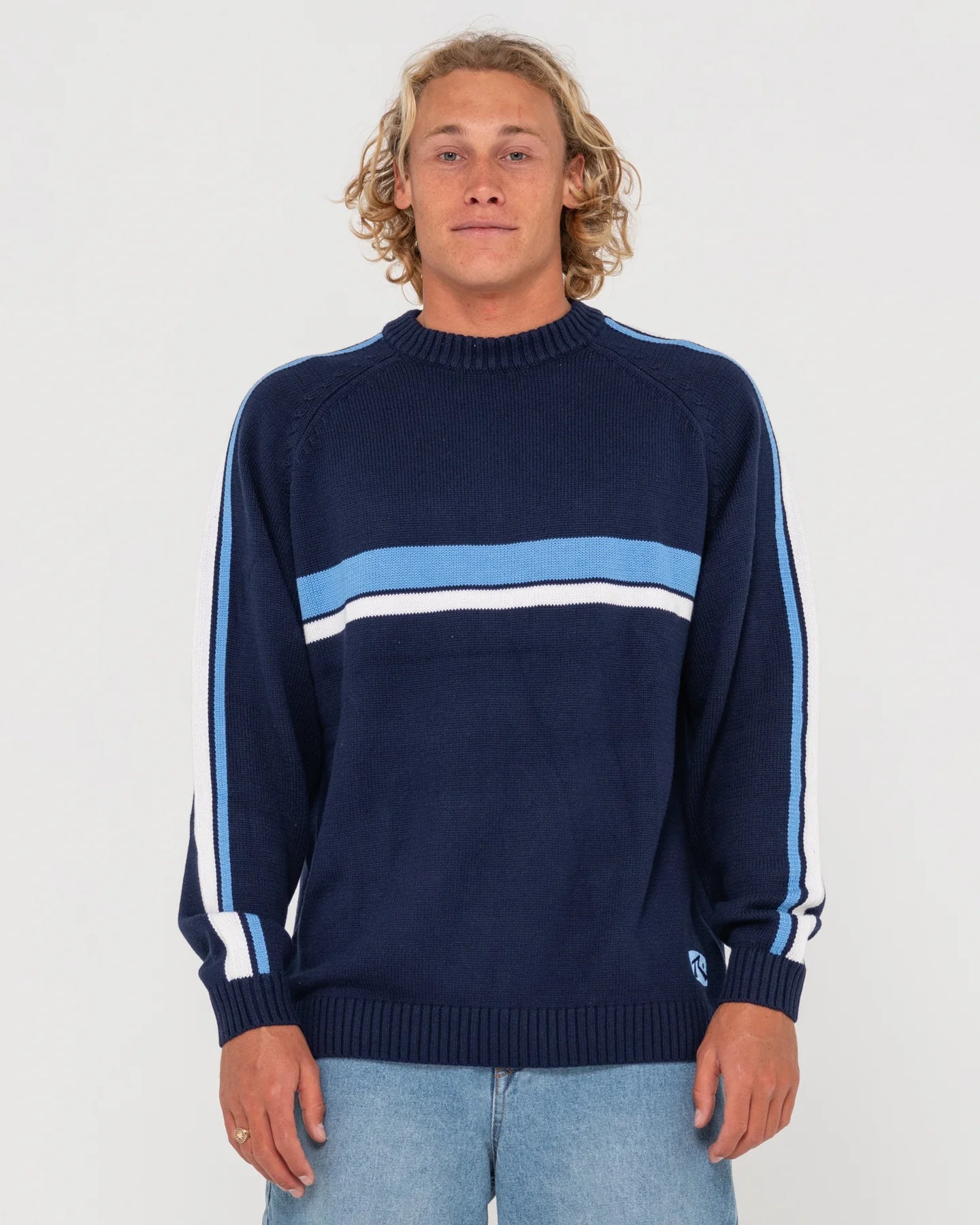 White Lines Knit sweater