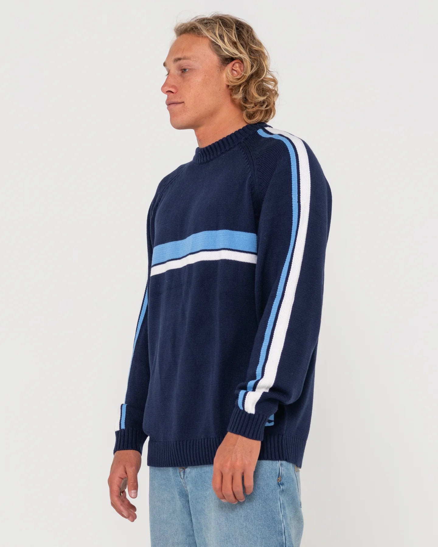 White Lines Knit sweater