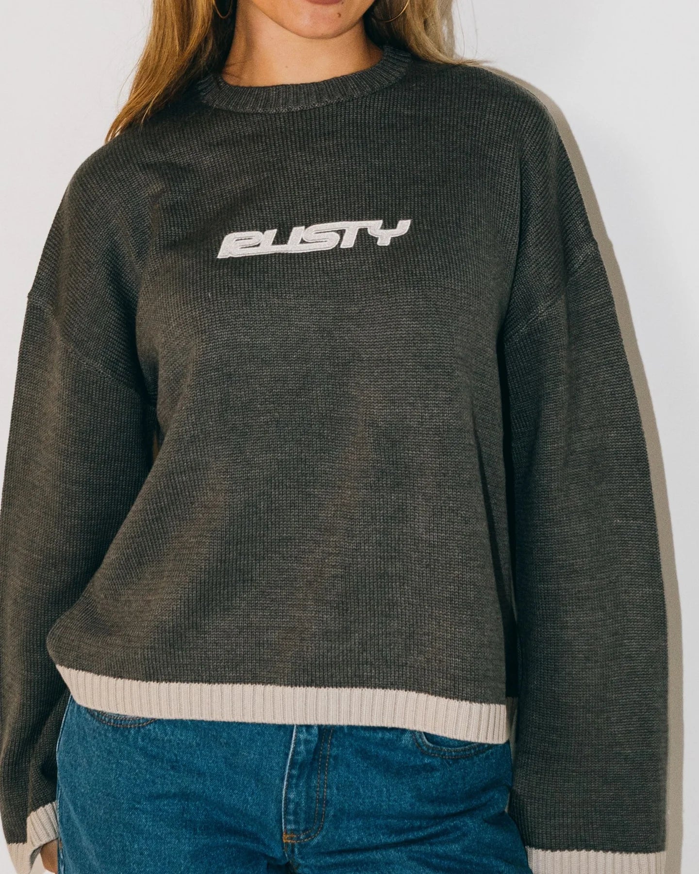 RIDER RELAXED CREW NECK KNIT