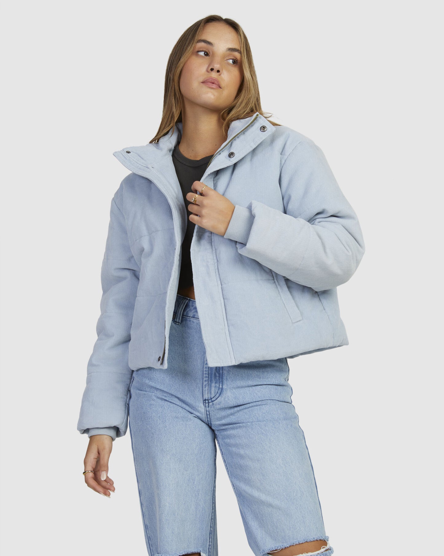 EEZEH CORD PUFFER JACKET