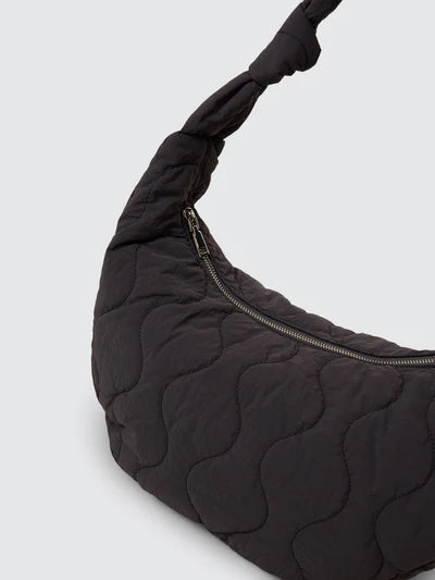 NEVER MIND PADDED SHOULDER BAG