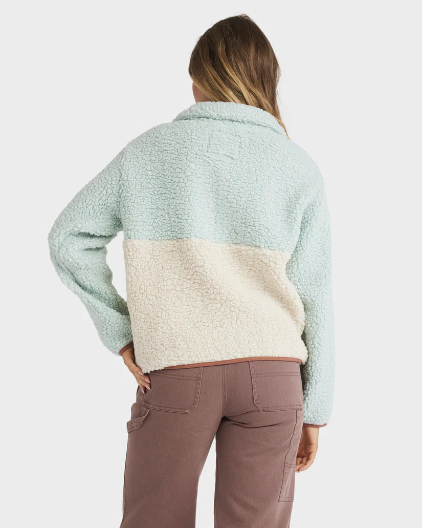 HORIZON MOCK NECK COLORBLOCK