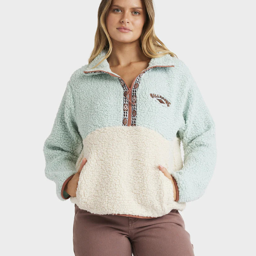 HORIZON MOCK NECK COLORBLOCK