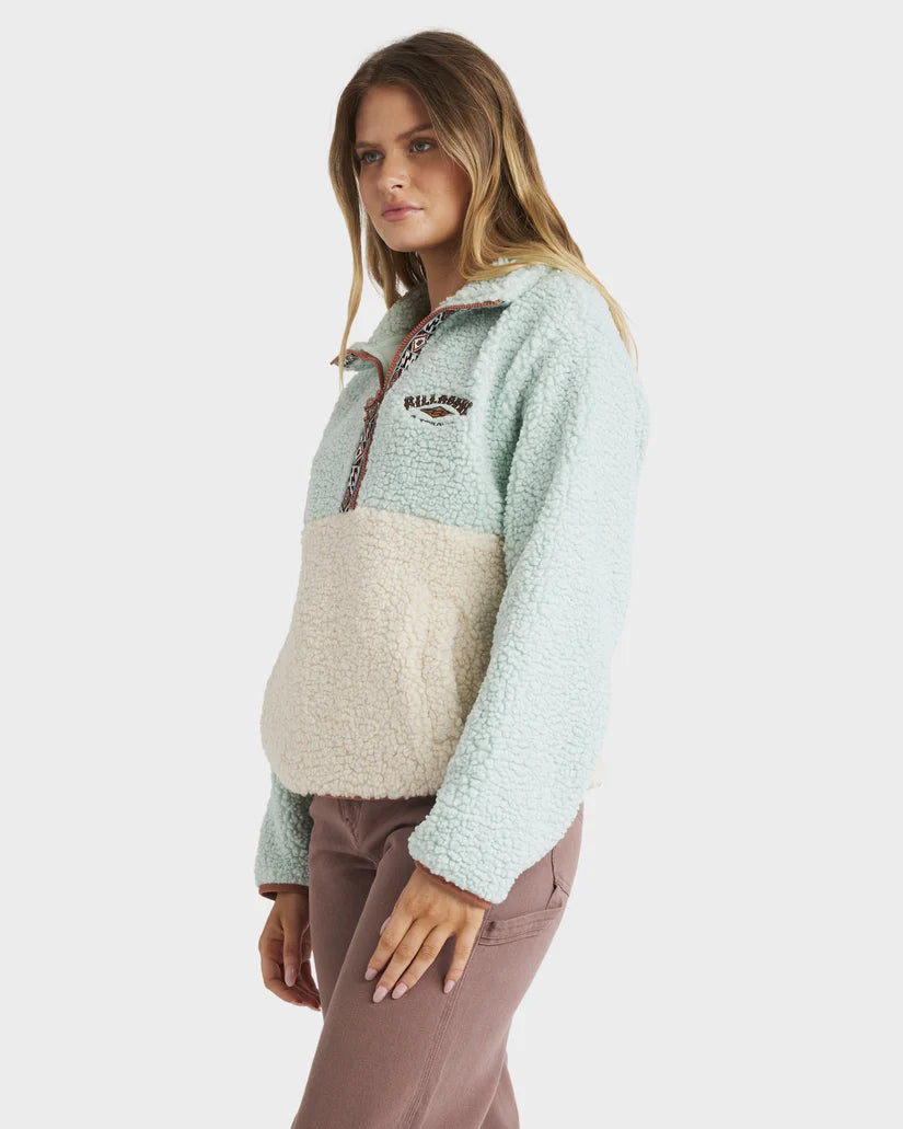 HORIZON MOCK NECK COLORBLOCK