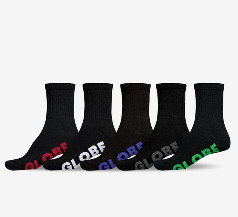 YOUTH STEALTH CREW SOCK 5 PACK