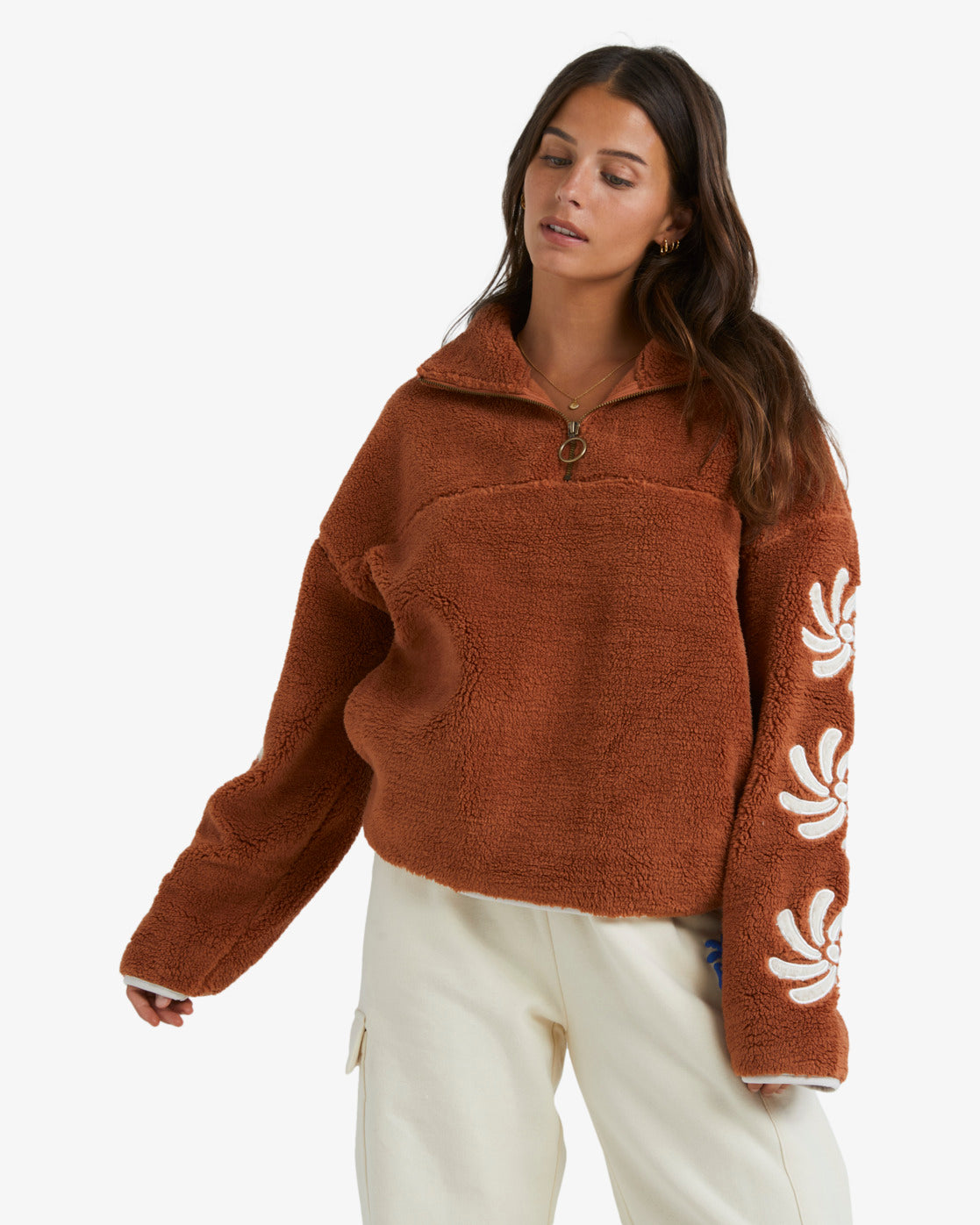 SUN FUN HALF ZIP CREW