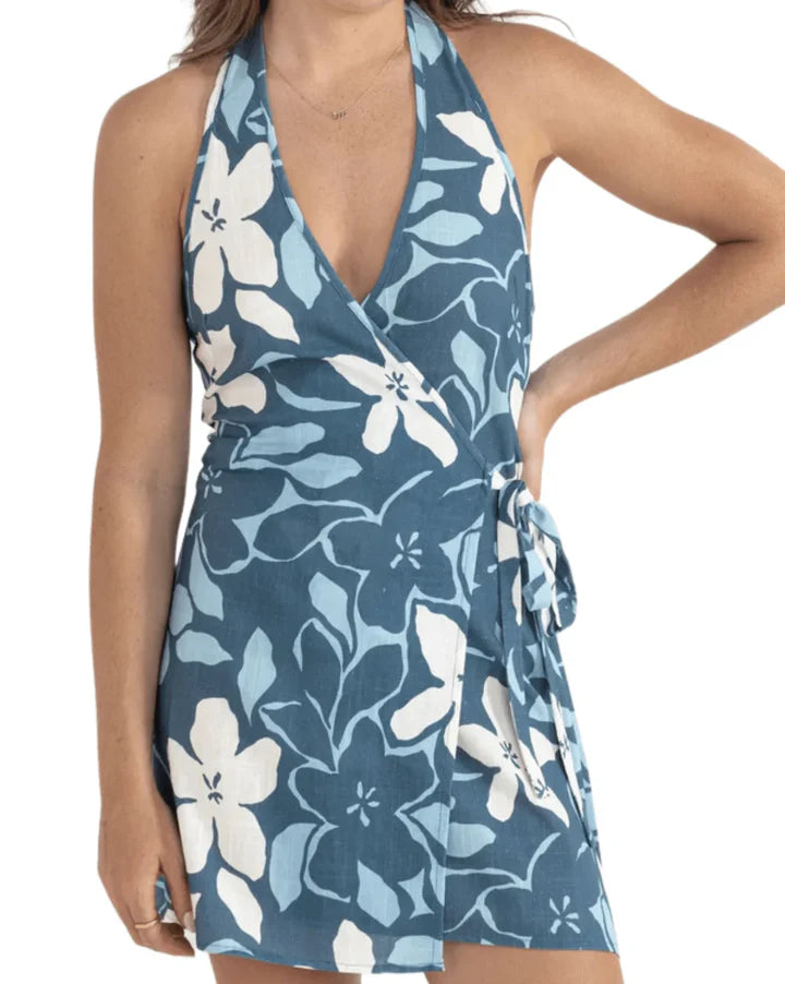 MALIA HALTER MINI DRESS