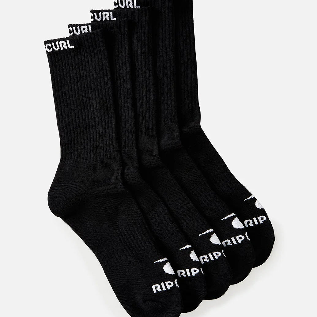 BRAND CREW SOCK 5 PK