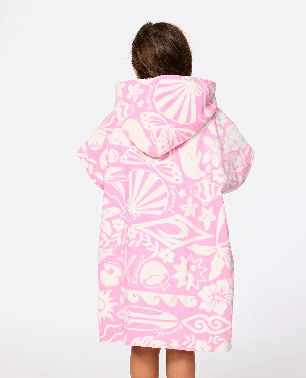 MIXED SNAP HOODED TOWEL GIRL