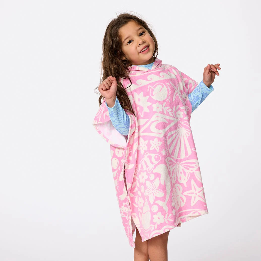 MIXED COTTON HOODED TOWEL GIRL