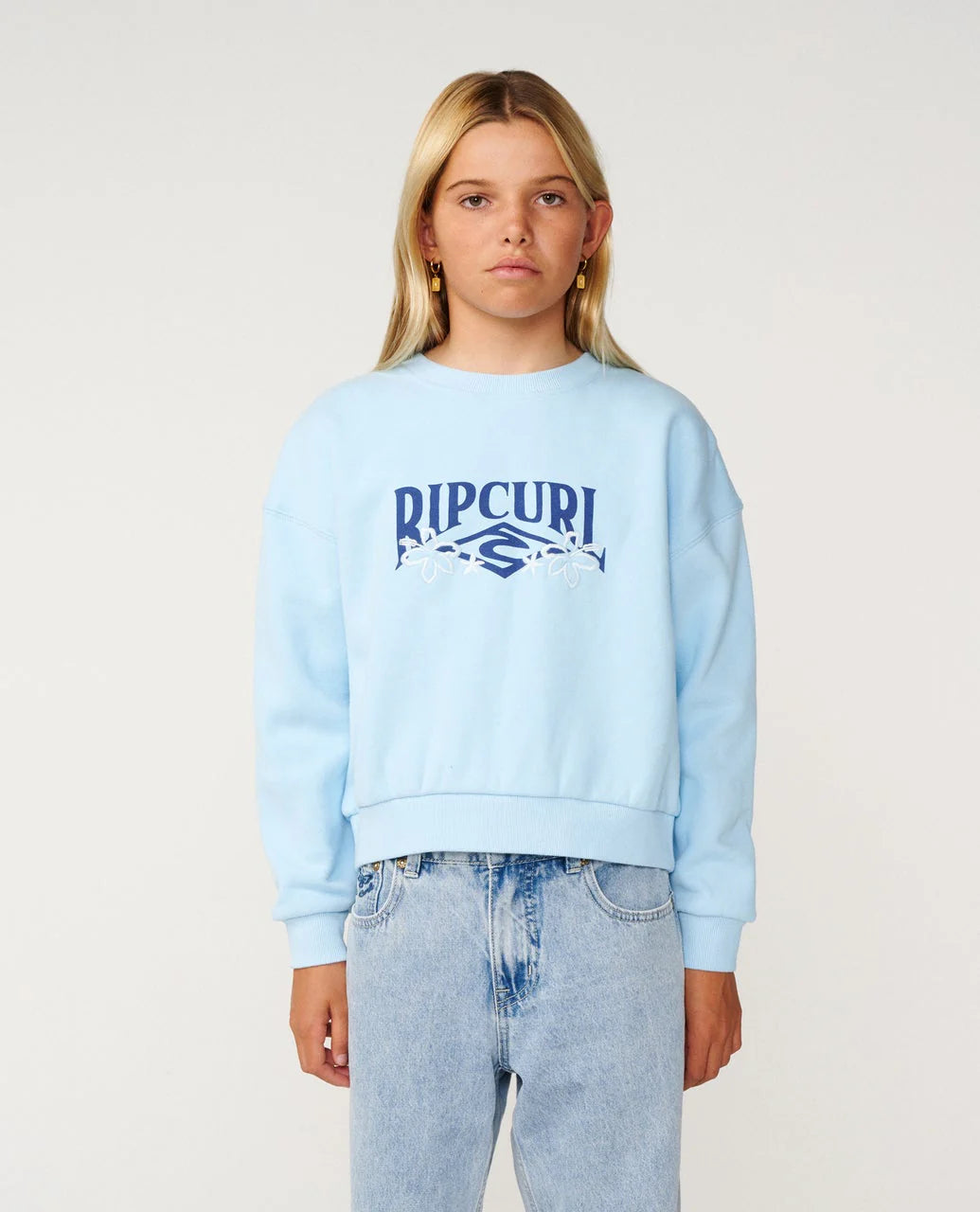 TROPICAL CROPPED CREW GIRL