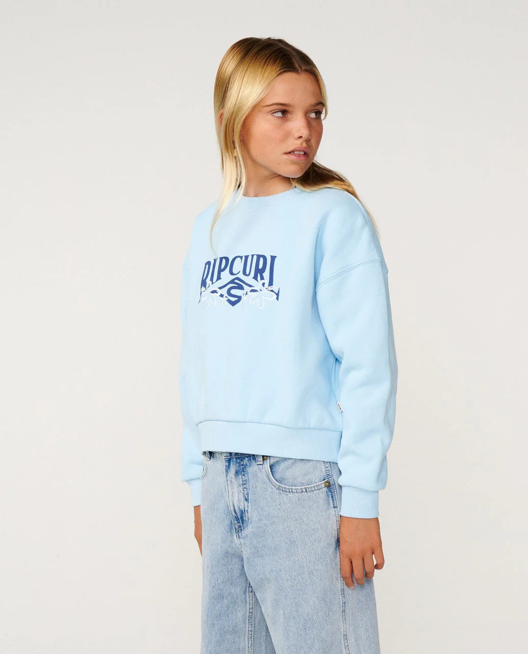 TROPICAL CROPPED CREW GIRL
