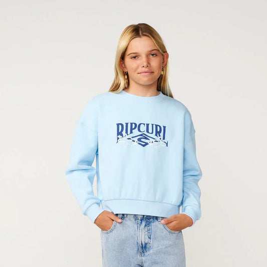 TROPICAL CROPPED CREW GIRL