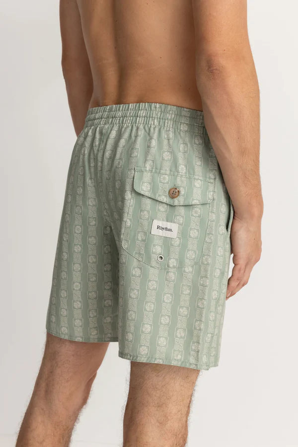 TILE STRIPE BEACH SHORT