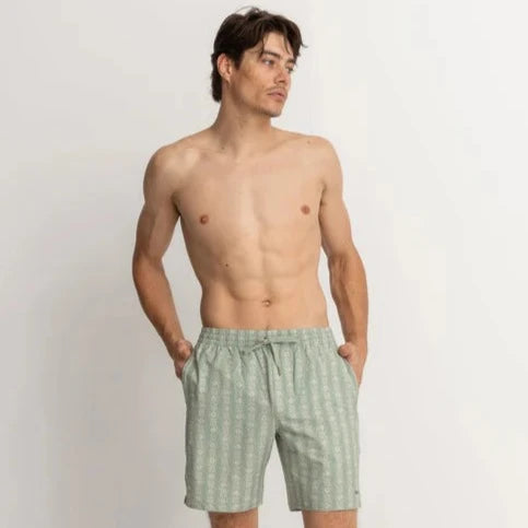 TILE STRIPE BEACH SHORT