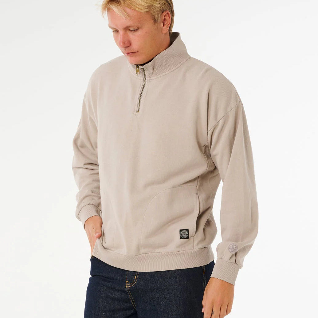 PREMIUM SURF QTR ZIP CREW