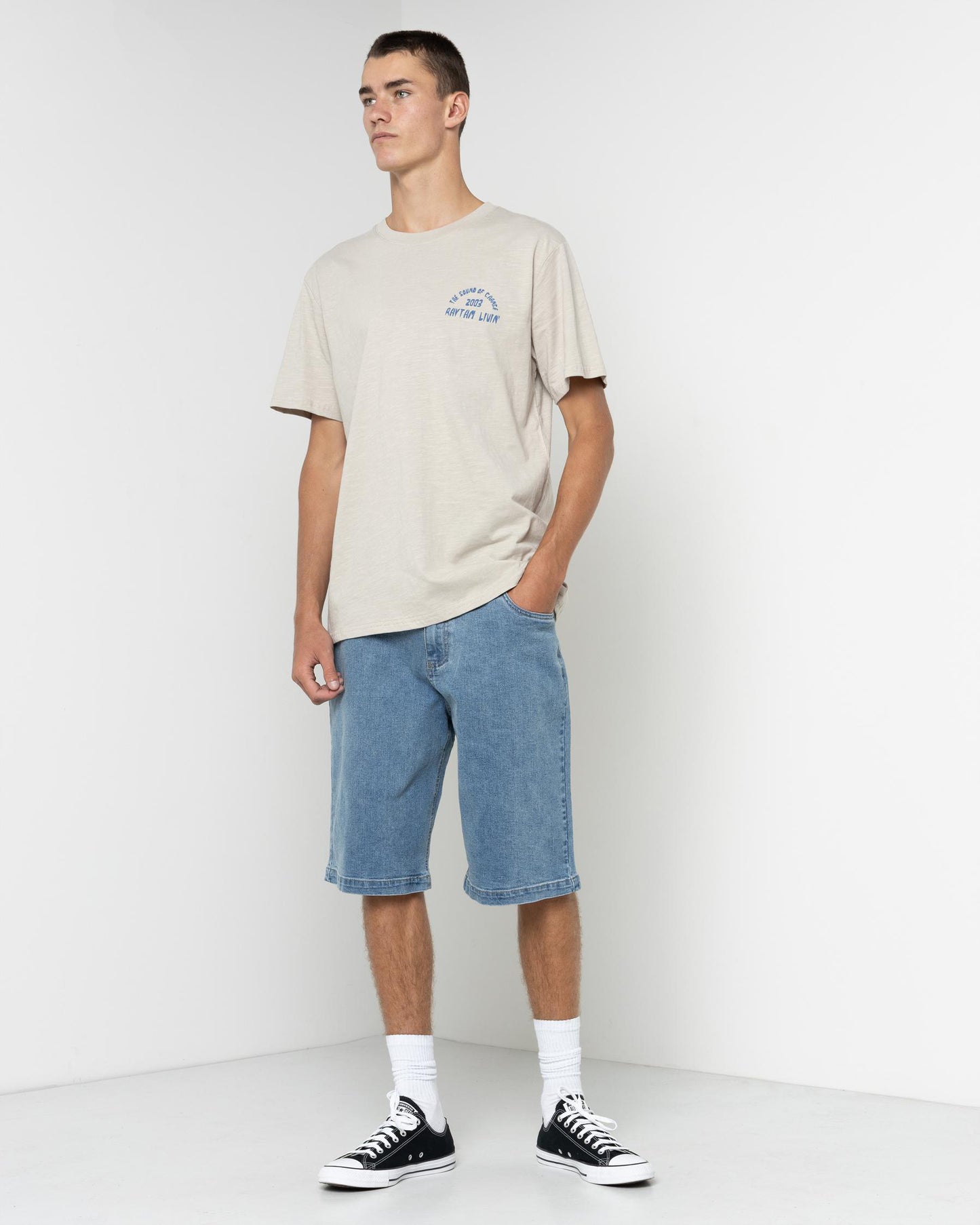 DOWN UNDER SLUB SS TEE SHIRT