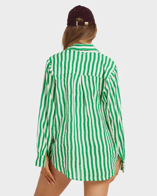 KELLY STRIPE SWELL LS SHIRT
