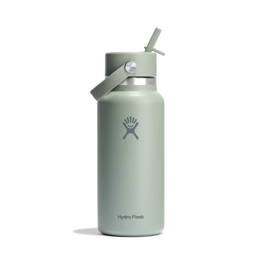 HYDRO FLASK 32 OZ WIDE FLEX STRAW CAP - AGAVE