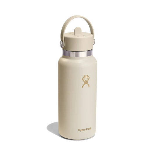 HYDRO FLASK 32 OZ WIDE FLEX STRAW CAP - COCONUT