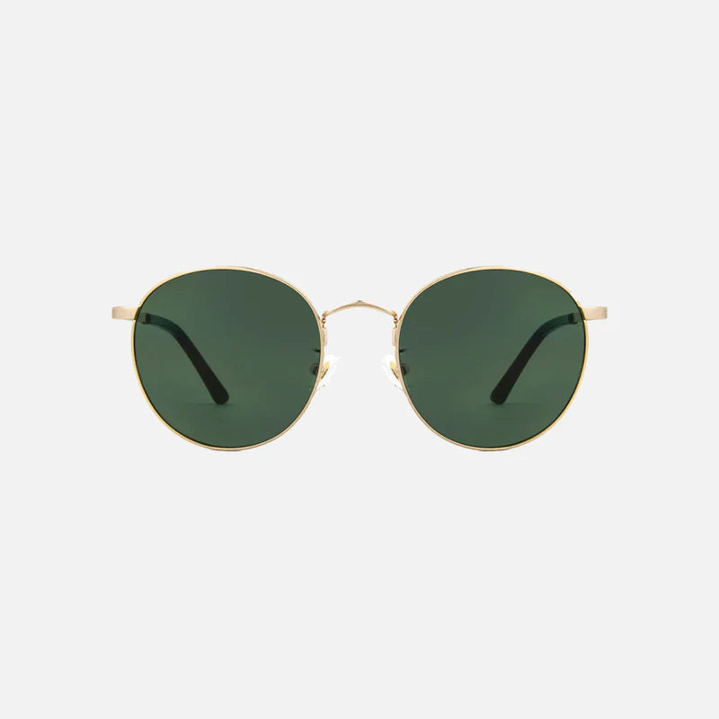 HEIDI BRUSHED GOLD GREEN LENS