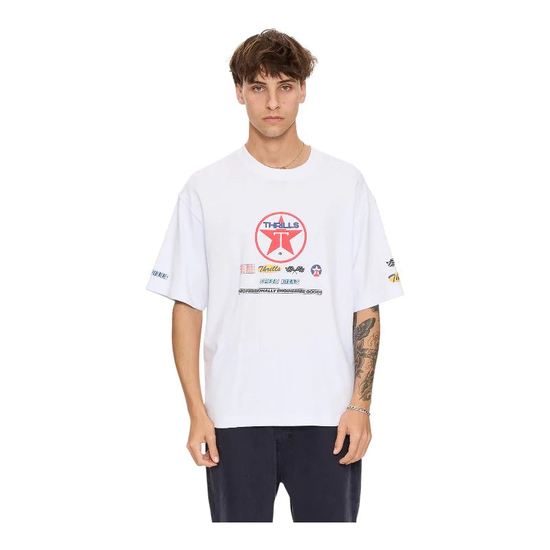 SUPER CHARGED BOX FIT OVERSIZED CROPPED TEE