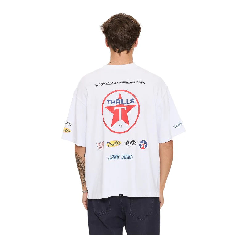 SUPER CHARGED BOX FIT OVERSIZED CROPPED TEE