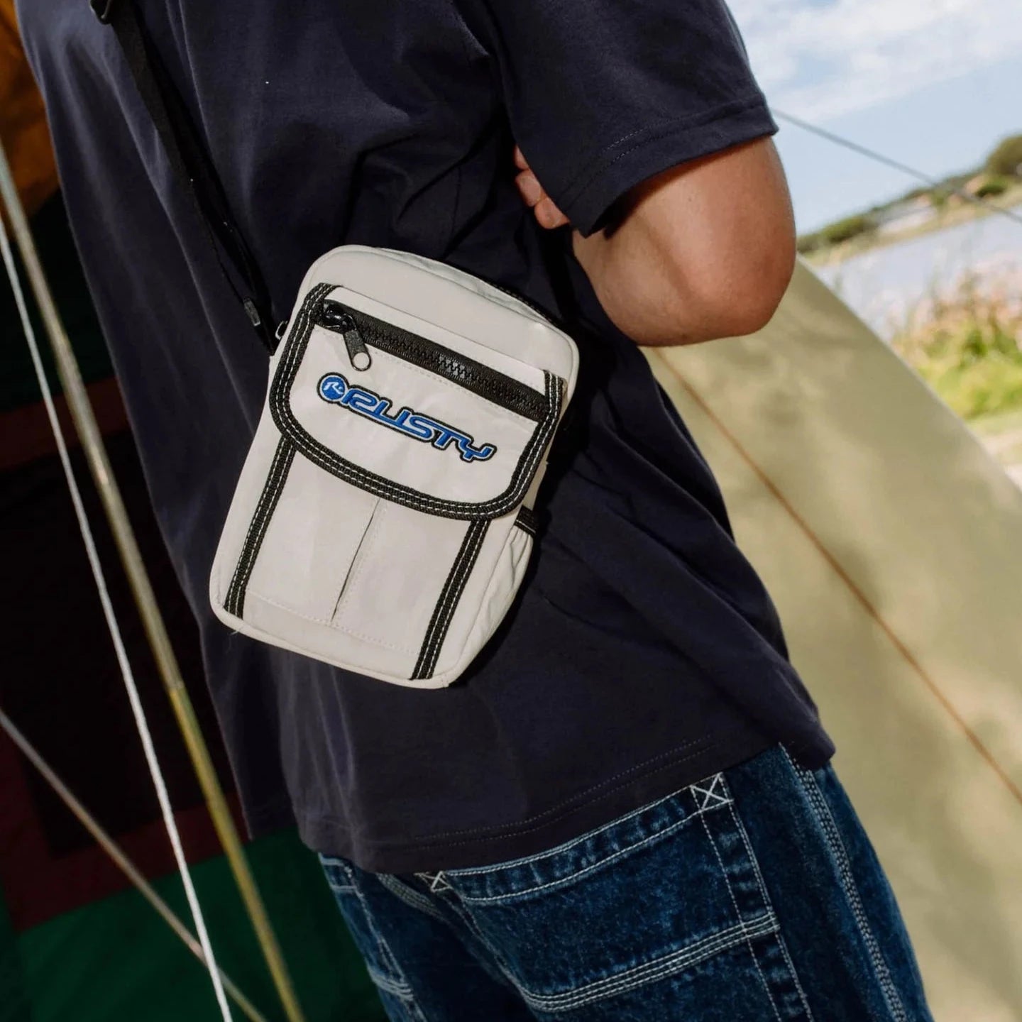 Rusty Stringers Bag STRINGER CORSSBODY BAG – Launceston Sport and Surf
