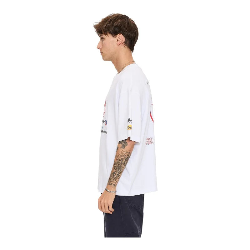SUPER CHARGED BOX FIT OVERSIZED CROPPED TEE
