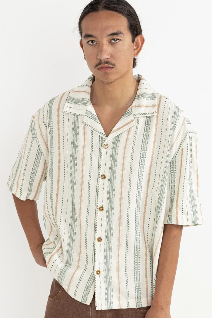 RELAXED STRIPE SS SHIRT