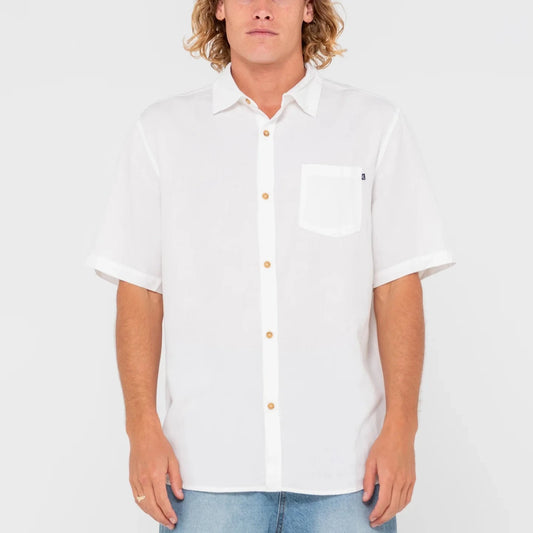 OVERTONE SHORT SLEEVE LINEN SHIRT