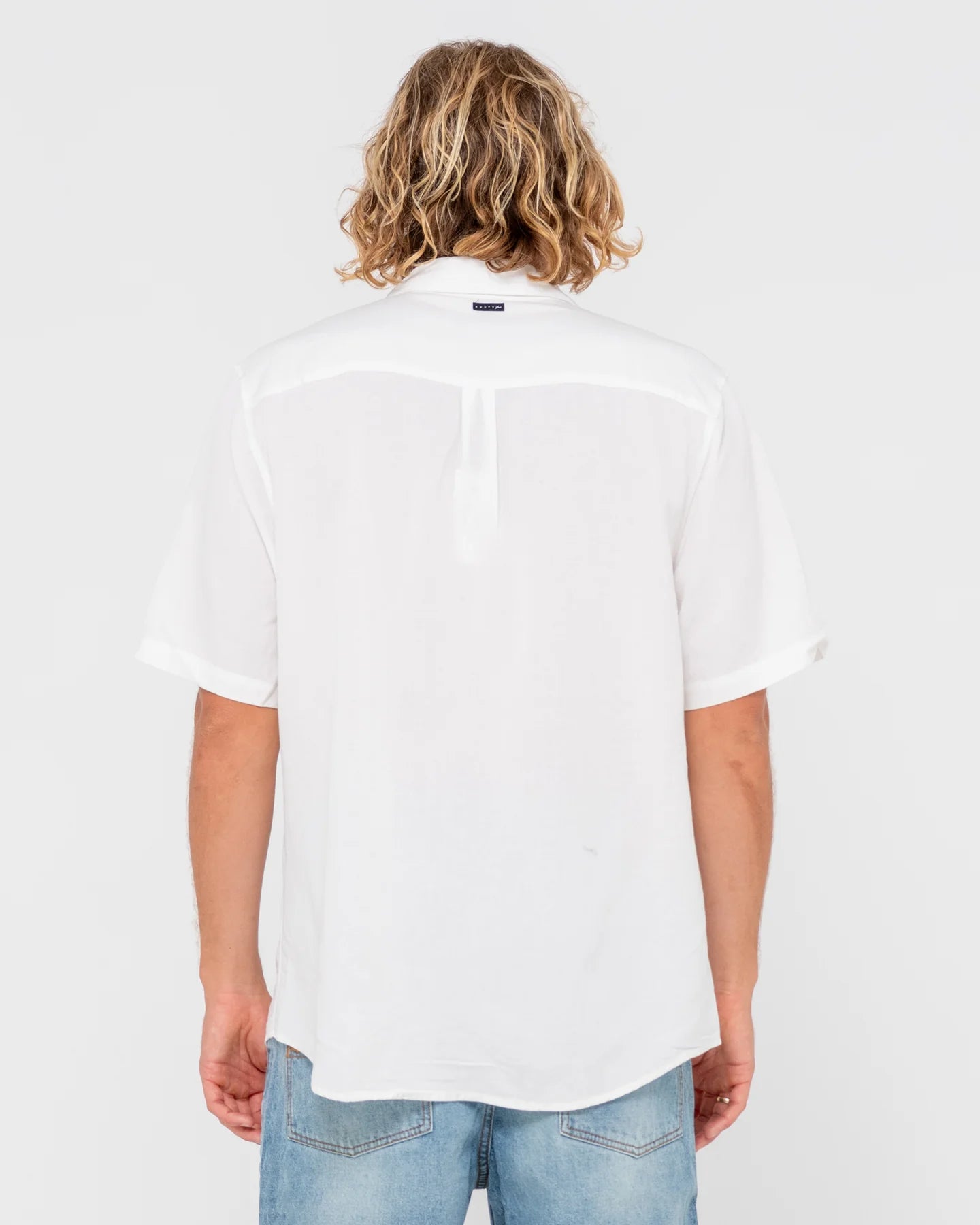 OVERTONE SHORT SLEEVE LINEN SHIRT