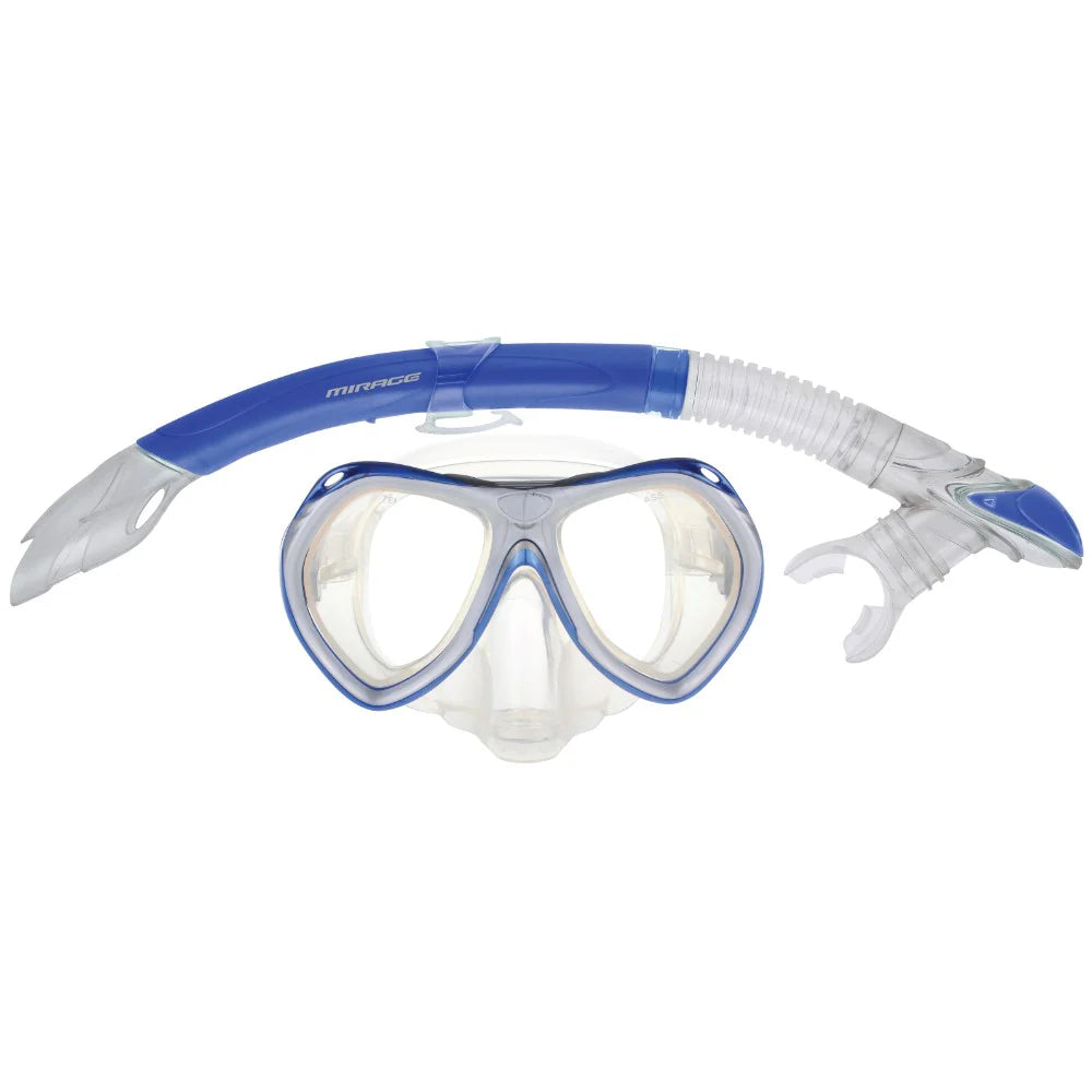 CRYSTAL SILICONE MASK AND SNORKEL JUNIOR