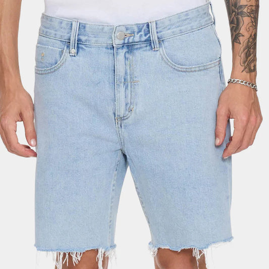 BONES RAW SLIM DENIM SHORT
