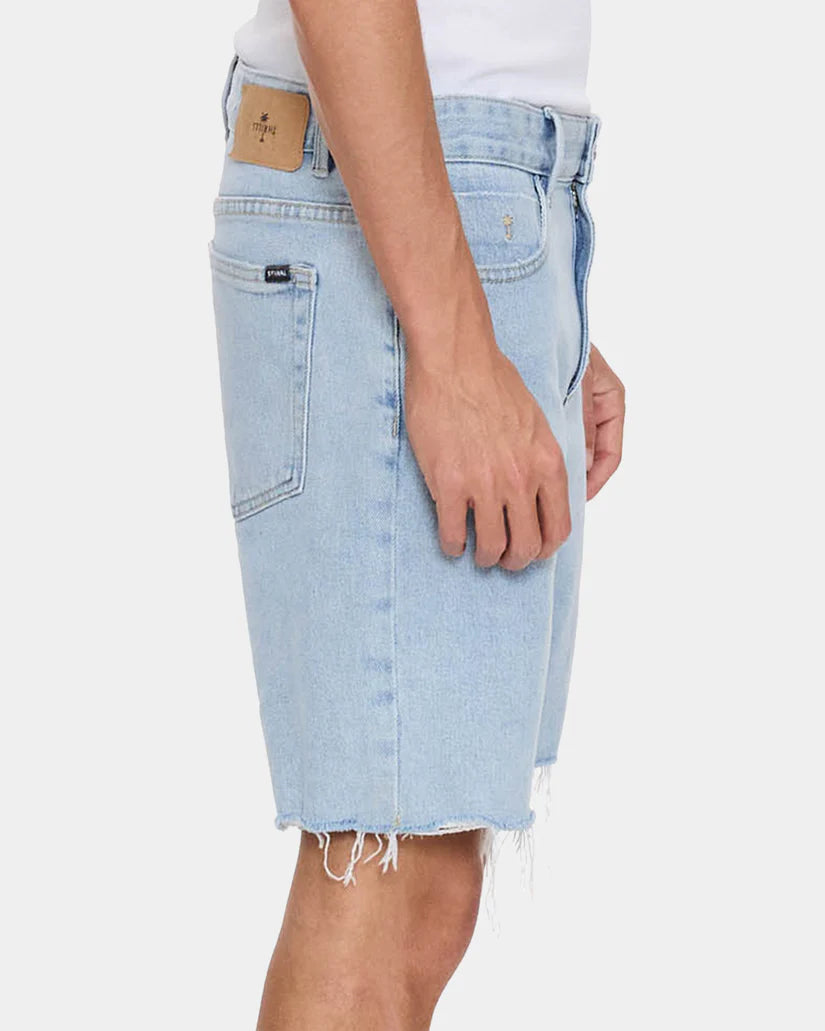 BONES RAW SLIM DENIM SHORT