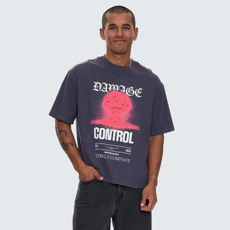 DAMAGE CONTROL BOX FIT OVERSIZE CROPPED TEE