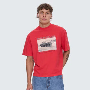 METAL AND DUST BOX FIT OVERSIZE CROPPED TEE